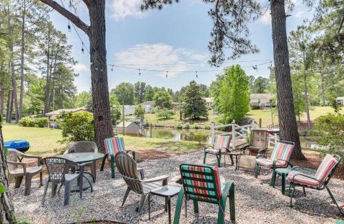 Summerton House | Lake Marion Canal Home: Dock, Yard, Porch
