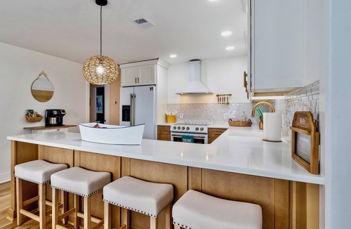 Crescent Beach House | Large family house with private heated pool on Ocean Blvd!