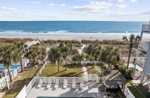 Crescent Beach House | Lavish Accessible On Ocean: 4 Kings, Huge Private Pool/Yard/Spa/Patio/GameTables