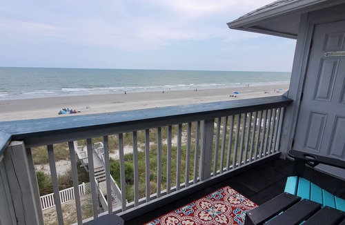 Surfside Beach Condo | Leave your worries behind in this cozy getaway right on the beach!