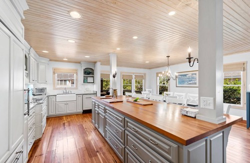 North Litchfield Beach House | Litchfield Home w/Elevator & Screened Porches Near Beach