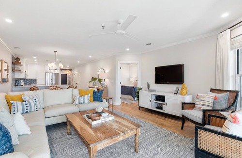 Isle of Palms Condo | LUXURIOUS Newly Renovated OCEANFRONT Condo. PRIVATE PORCH w/BEACH & POOL access!
