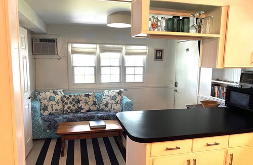 Folly Beach Cottage | Marshfront Suite downstairs @ the Sea Pear Cottage — views + steps to the beach!