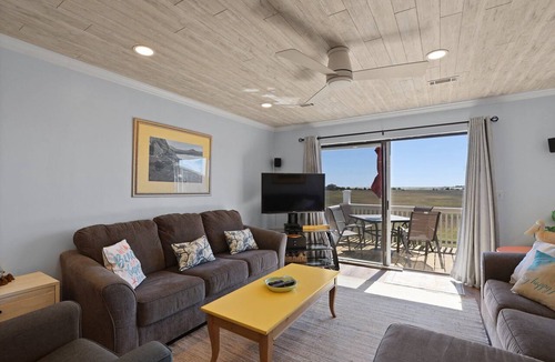 Oceanmarsh Subdivision Condo | NEW LISTING! Two Bedrooms in A Building with Marsh and Ocean Views