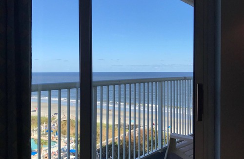 Arcadian Shores Condo | Nice Oceanfront - Corner w/Wrap-Balcony!