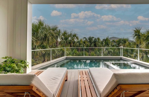 Isle of Palms House | Ocean & inlet-view 4BR with private pool, hot tub, and elevator.
