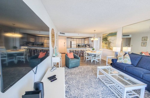 Arcadian Shores Condo | Ocean view condo, steps to the beach and super close to resort amenities!