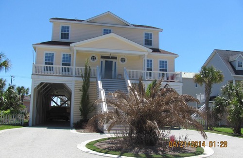Edisto Island House | Ocean Views from Expansive, Family home. Fireplace, ELEVATOR, 6 br, 5 baths!
