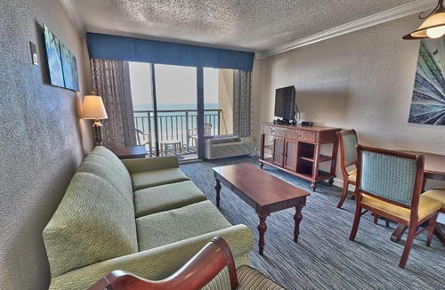 Downtown Myrtle Beach House | Oceanfront 1 Bedroom Suite Sleeps 6 Holiday Pavilion Condominium Tower 712
