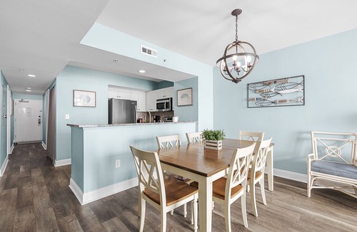 Myrtle Beach Condo | Oceanfront, steps to the beach! Sleeps 10 with pools, lazy rivers & family fun!
