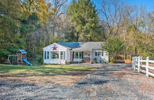 Cedar Falls House | Peaceful Renovated Home with Deck on Half Acre!