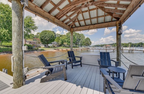 Mayhew Cottage | Pet-friendly Lake Norman Home With Boat Dock!