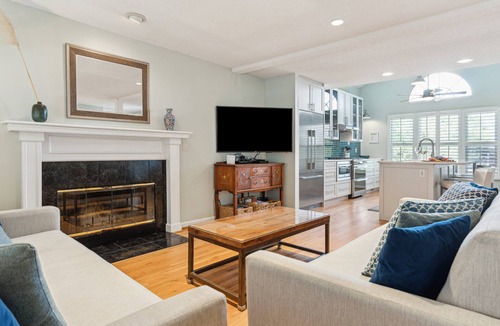 Sunset Point House | Private Oasis with a Large Saltwater Pool Close to Everything - Screened Porch and Deck Open Concept