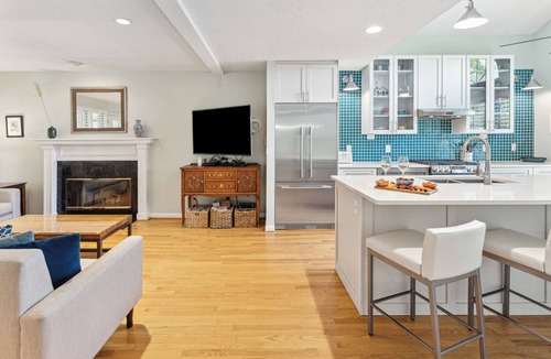 Sunset Point House | Private Oasis with a Large Saltwater Pool Close to Everything - Screened Porch and Deck Open Concept