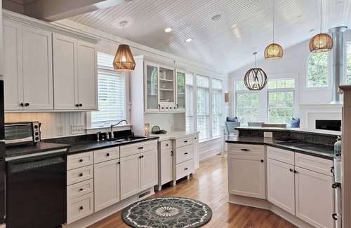 North Litchfield Beach House | Raised 2-Story Beach House, Beautiful Updates, Private Pool, Shortcut to Beach