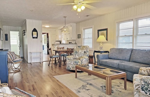 Litchfield by the Sea House | Raised Beach House, Easy Walk to Beach, Screened Porches, Hammock, Dog Friendly