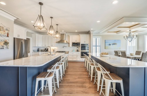 Atlantic Beach House | Reduced Rates @ Bailey's Lighthouse - Luxury Ocean Front Home - Pool, Hot Tub, Game Room - 7 Bed/7.5 Bath