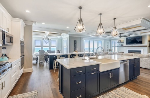 Atlantic Beach House | Reduced Rates @ Bailey's Lighthouse - Luxury Ocean Front Home - Pool, Hot Tub, Game Room - 7 Bed/7.5 Bath
