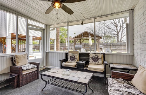 Charleston House | Screened Porch + Grill: Spacious Charleston Home!