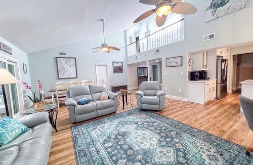 Saint Helena Island House | Shorely Blessed on Marlin, Pet Friendly, 6 seat golf cart included