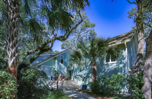 West Beach House | Short Stroll to Beach! Exquisitely Renovated Home w/Pool & Hot Tub, Spacious Deck & Lagoon Views!