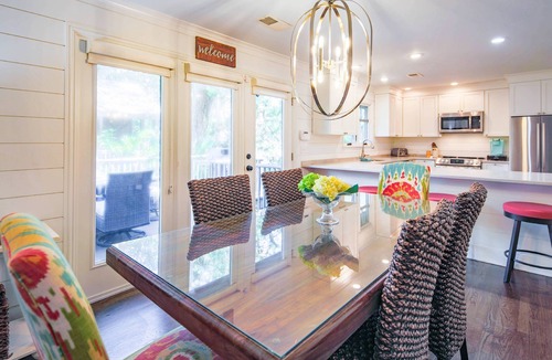 West Beach House | Slow Down & Reconnect in Renovated, Dog-Friendly Cottage, Four Minutes to Beach w/Great Back Dec
