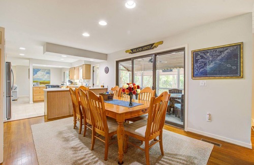 West Beach House | Spacious, dog-friendly home with screened porch, next to the beach path