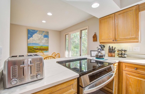 West Beach House | Spacious, dog-friendly home with screened porch, next to the beach path