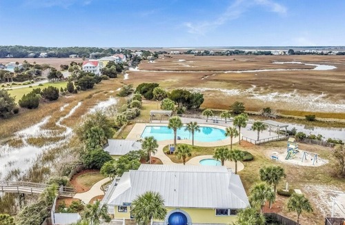 Oceanmarsh Subdivision House | Spectacular Views from Luxury House on Gated Barrier Island