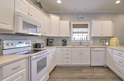 Crescent Beach House | Stairway to Havens North - Stunning Attached Coastal Home- Just a Quick Golf Cart Ride to the Beach!