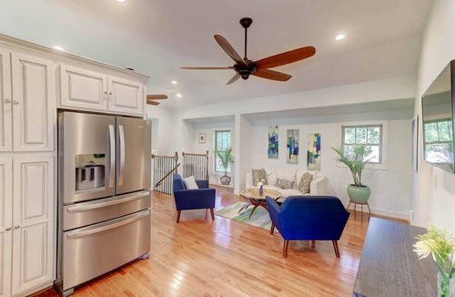 West Ashley House | Standalone Garden Cottage near Downtown: Private Koi Pond & Parking