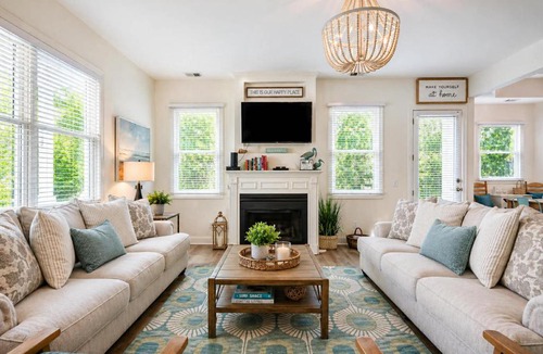 North Forest Beach House | Steps from the Sand 2nd Row Pool & Hot tub