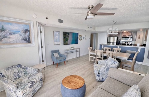 Arcadian Shores Condo | 🌞Sunrises by the Sea🌞 Oceanfront🌞 3 Bedroom 2 Bath w/laundry room in unit