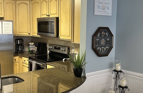 Tybee Island Condo | Unique 3 BR w/Huge Poolside Patio, Gated, In The Heart of Tybee