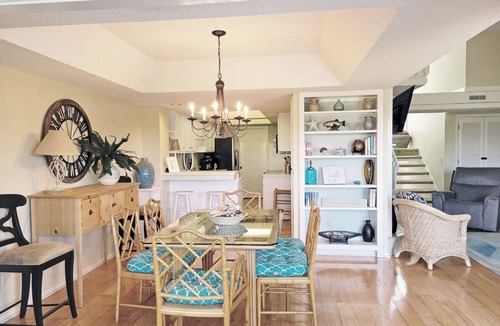 Litchfield by the Sea Condo | Beach Townhouse, Saltmarsh Creek View, 2 Kings, 2 Carports, Pool, Beach Access