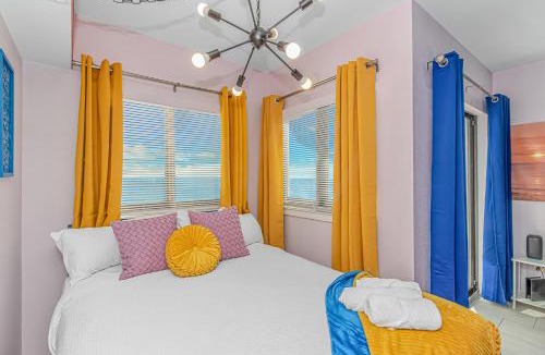 Myrtle Beach House | Vibrant & Remodeled Oceanfront Condo w LED Lights! Palace 1003