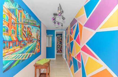 Myrtle Beach House | Vibrant & Remodeled Oceanfront Condo w LED Lights! Palace 1003