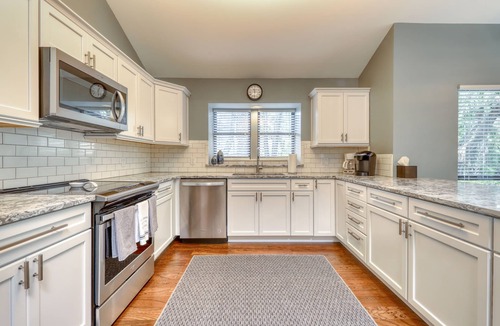 Sea Pines Condo | Water view oasis near beaches, shopping, golf, and more