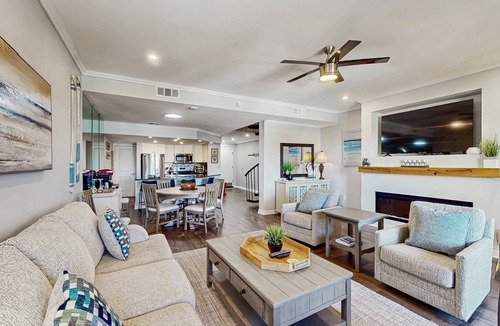 Shelter Cove Villa | Waterfront, dog-friendly Villa at Shelter Cove with pool, deck & harbor view