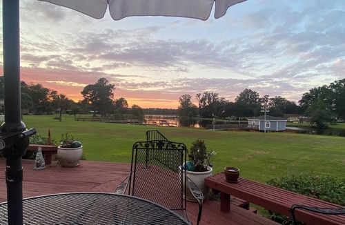 Summerton House | Well-Equipped Lakefront Home on a Large Lot with Dock Access and Sunset Views