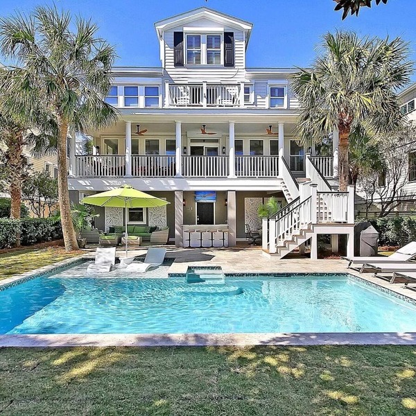 Exclusive 5K sq ft Home w/Backyard Oasis & Salt Water Heated Pool, Steps 2 Beach