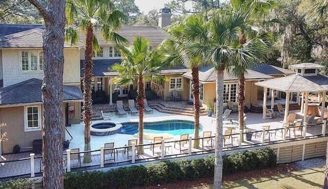 48 S. Sea Pines Dr - Luxury Home in Sea Pines w/Game Rm, Media Rm, Private Pool