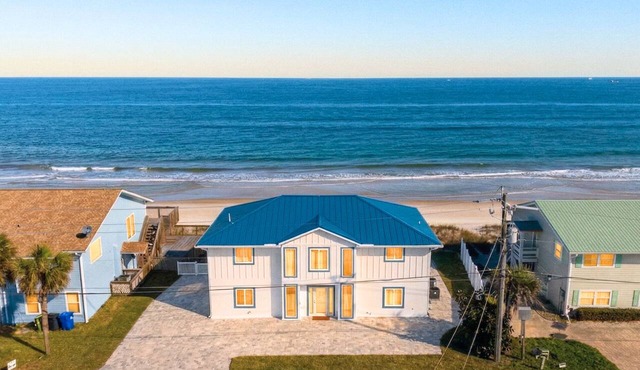 Beachfront Estate | 2 Homes, Private Access, Sleeps 22 in St. Augustine
