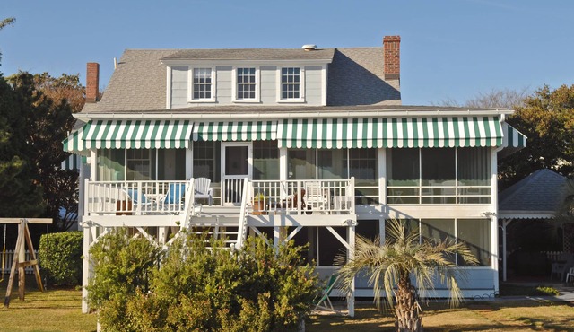 Beachfront home with grill and private dune path - short-term rental