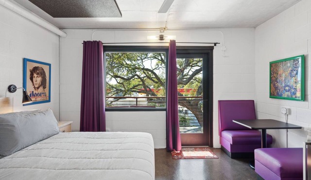 Boutique Vera Hotel Room 302: King Room in the Heart of Folly Beach