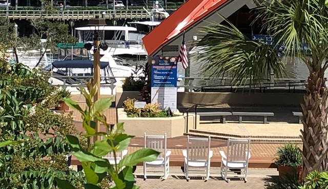 Condo overlooking Shelter Cove Harbor