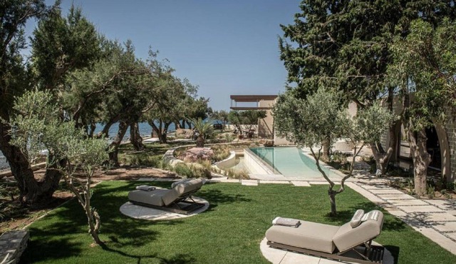 Divine Crete Beachfront Villa Kallisti, 3BDR, Sea Views, Private Pool and Hot. in Crete