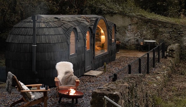 Eco-Cabin · Copper Bath & Sea Views · Anglesey in Amlwch