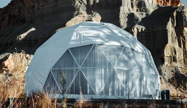 Experience Luxury Underneath the Stars: Geodesic Dome Near Capitol Reef National Park, UT in Wayne County