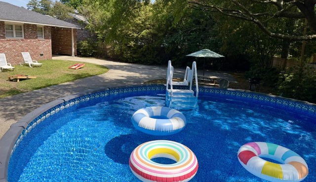Family Home and Private Backyard